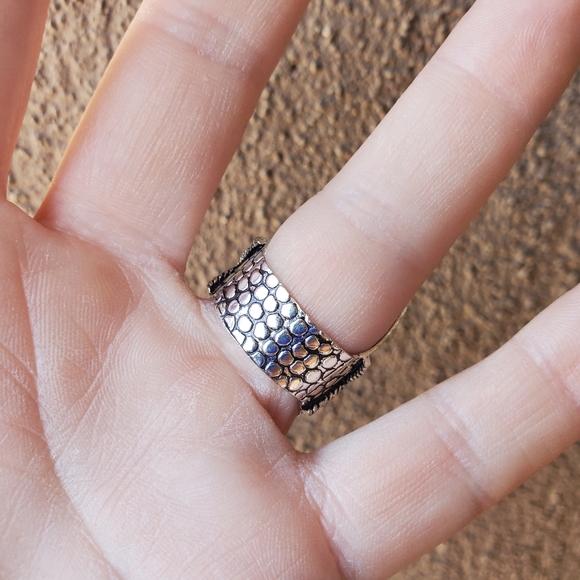 New Triplet Opal & Amethyst 925 Silver Statement Ring. - Picture 11 of 16